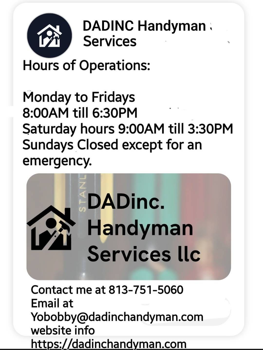 Hours of Operations 